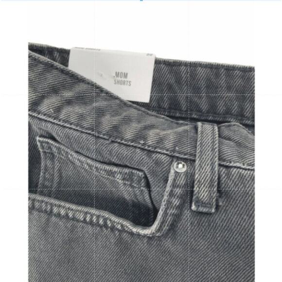 Forever 21 Mom Jean Short Womens 10 High Rise Dark Wash Beachy Summer Sexy NWT - Picture 9 of 10